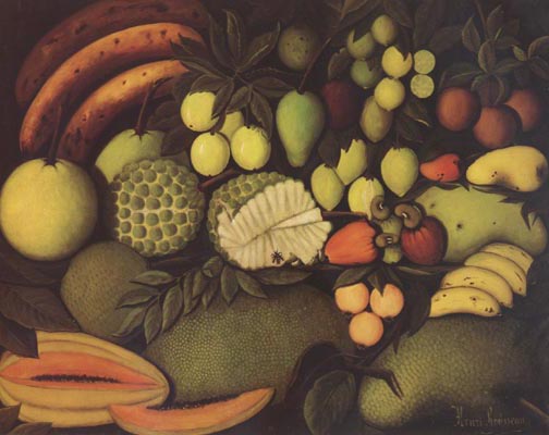 Henri Rousseau Still Life with Exotic Fruits